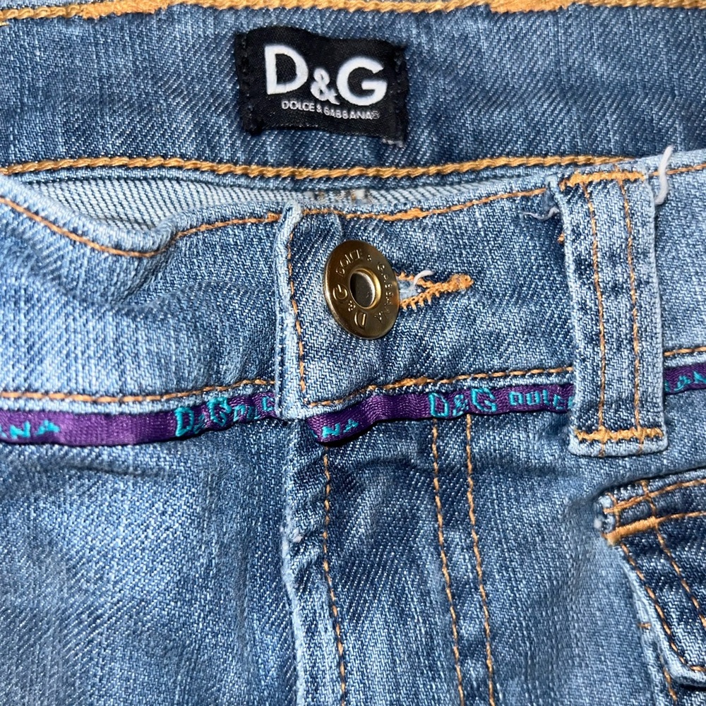 RARE Vintage Dolce & Gabbana Blue Denim Jeans - IMMACULATE CONDITION